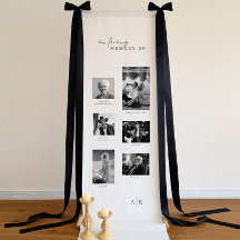 In Loving Memory Foto Hochzeitsdisplay Hochzeitsan