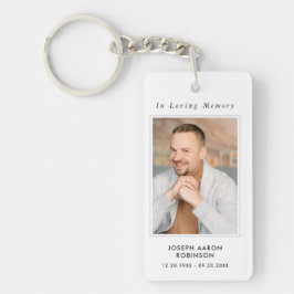In-Loving-Memory-Foto-Trauer-Andenken Schlüsselanhänger