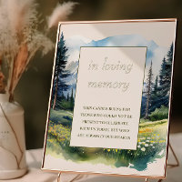 In Loving Memory Land Wasserfarben-Hochzeit