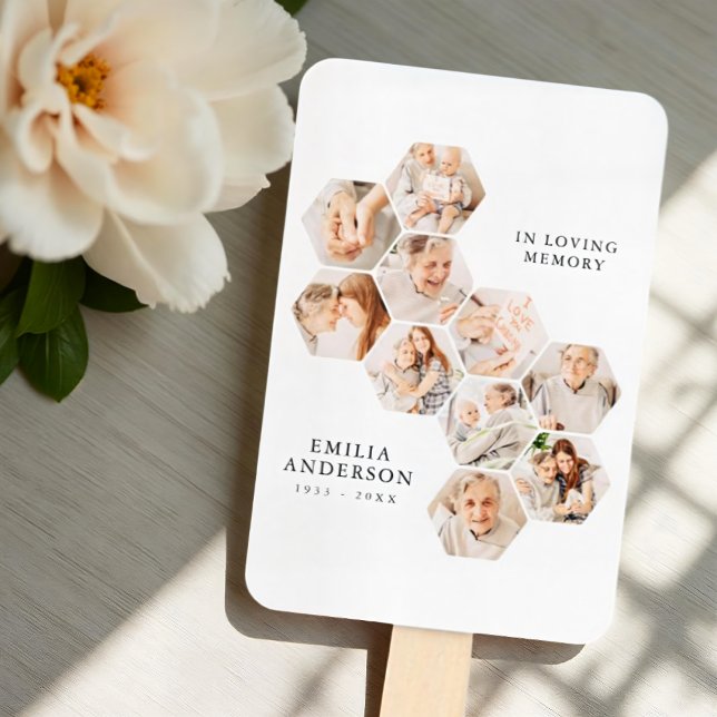 In Loving Memory Memorial Moderne 10 Fotos Fächer (Von Creator hochgeladen)