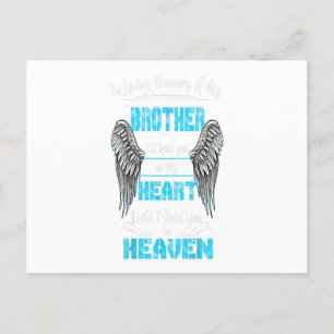 In Loving Memory Of My Brother I'll Hold You Gift Ankündigungspostkarte