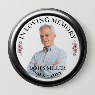IN LOVING MEMORY. Personalize Photo Button