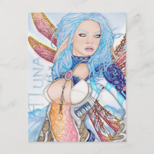 In Luna "Fae Maiden" Postcard Postkarte