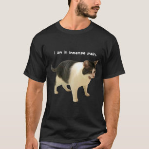 In Lustig Bin Ich Unermesslicher Schmerz Katze Mem T-Shirt