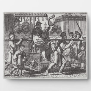 In Mandarin in a Sedan Fleisch, Illustration from  Fotoplatte
