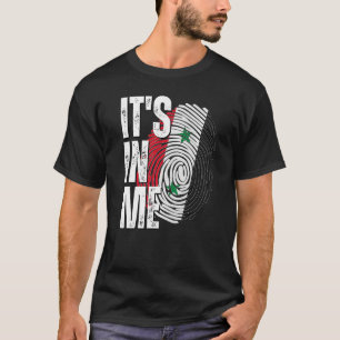 In Me Syria Fingerprint syrisches Erbe T-Shirt
