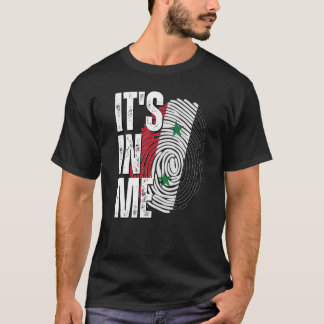 In Me Syria Fingerprint syrisches Erbe T-Shirt