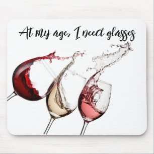 In Meinem Alter Brauche Ich Eine Brille – Lustiges Mousepad