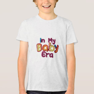 In meinem Baby-Zeitalter Crochet-Design Tri-Blend Shirt