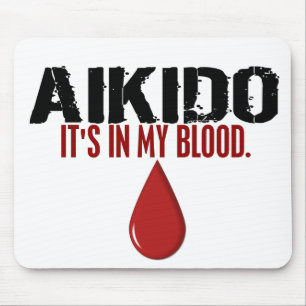 In meinem Blut AIKIDO Mousepad