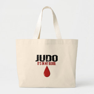 In meinem Blut JUDO Jumbo Stoffbeutel