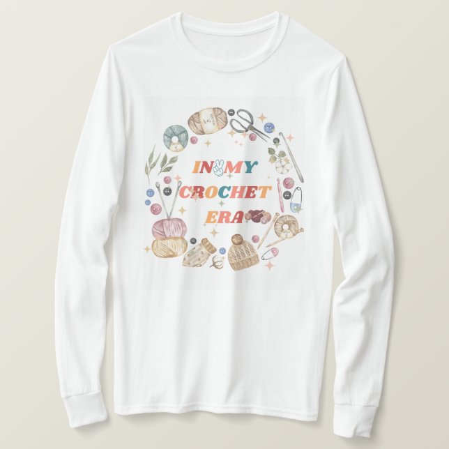 In meinem Crochet-Zeitalter Shirt "Crafter Mama Ge (Design vorne)