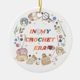 In meinem Crochet-Zeitalter Shirt "Crafter Mama Ge Keramik Ornament