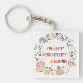 In meinem Crochet-Zeitalter Shirt "Crafter Mama Ge Schlüsselanhänger