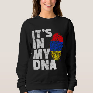 In meinem DNA-armenischen Armenien-Flaggenstaat Sweatshirt