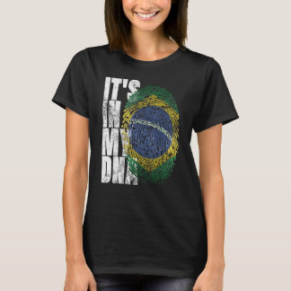 In meinem DNA brasilianischen Fußball Fußball Fußb T-Shirt