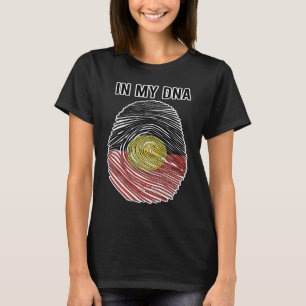 In meinem DNA Fingerprint mit deutscher Fahne T-Shirt