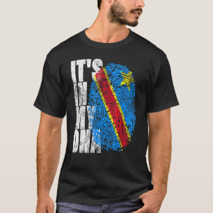 In meinem DNA-Kongo Afrikanische Afro T-Shirt Dr. 