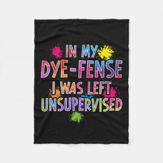 In meinem Dye-Fee wurde ich unbeaufsichtigt Kids-E Fleecedecke