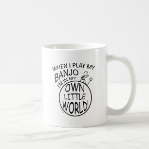 In meinem eigenen kleinen Weltbanjo Kaffeetasse