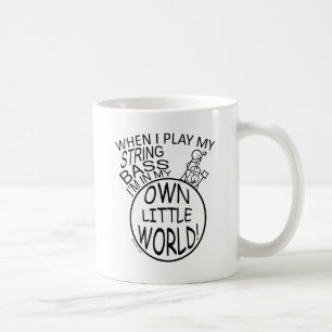 In meinem eigenen kleinen Weltschnur-Baß Kaffeetasse