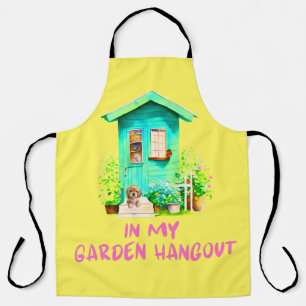 In meinem Garten Hangout Garden Shed Schürze