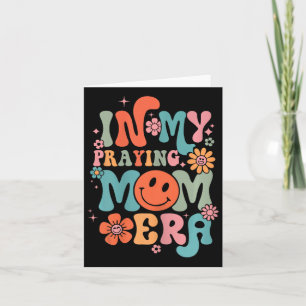 In meinem Gebet Mama Ära Religiöse Mama Christlich Karte