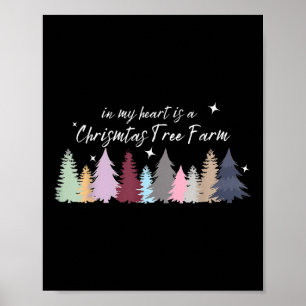 In meinem Herzen ist eine Weihnachtsbaumfarm Taylo Poster