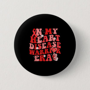 In Meinem Herzen Krieger Ära Herzkrankheit Bewusst Button