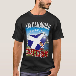 In meinem Herzen wünsche ich, schottisch zu sein T-Shirt