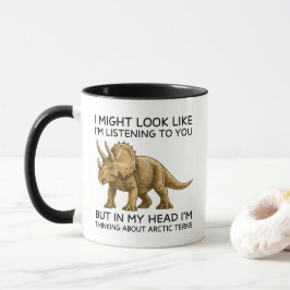 In meinem Kopf denke ich an Triceratops Tasse