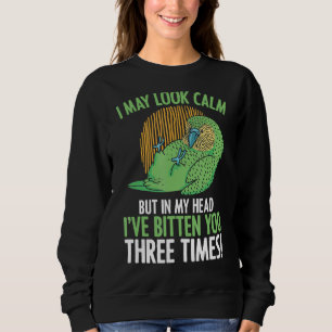 In meinem Kopf habe ich dir 3 Mal Parakeet Budgie Sweatshirt
