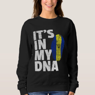 In meinem Land, in dem ich das Barbados-Flag habe, Sweatshirt