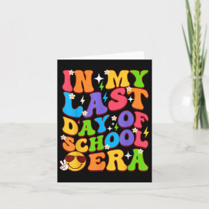 In meinem letzten Schultag studiert Groovy Teacher Karte