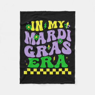 In meinem Mardi Gras Era Festival Retro Carnival H Fleecedecke