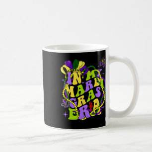 In meinem Mardi Gras Era Herz Fleur-de-lis Symbol  Kaffeetasse
