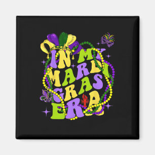 In meinem Mardi Gras Era Herz Fleur-de-lis Symbol Magnet