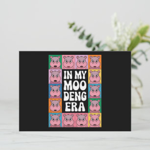 In meinem Moo Deng Era Moo Deng Hippo Lover Einladung