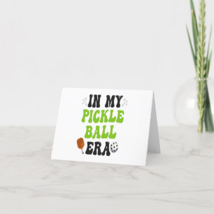 In meinem PickleBall Era Funny Groovy Sportgeschen Dankeskarte