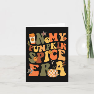 In meinem Pumpkin Gewürz-Zeitalter Retro Herbst Er Karte