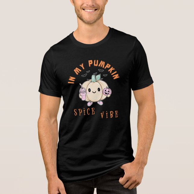 In meinem Pumpkin Gewürzschaum Tri-Blend Shirt (Vorderseite)