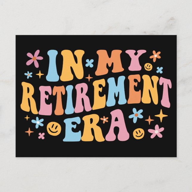 In meinem Rentenalter I Postkarte (Vorderseite)