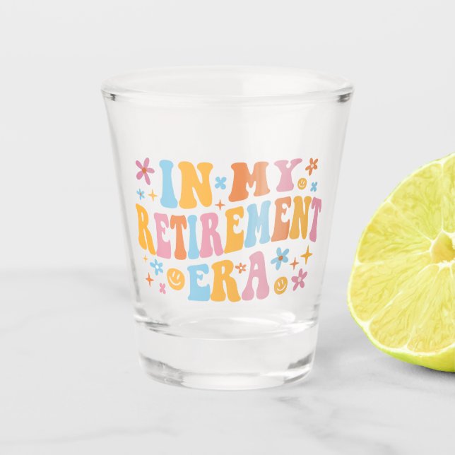 In meinem Rentenalter I Schnapsglas (Vorderseite)