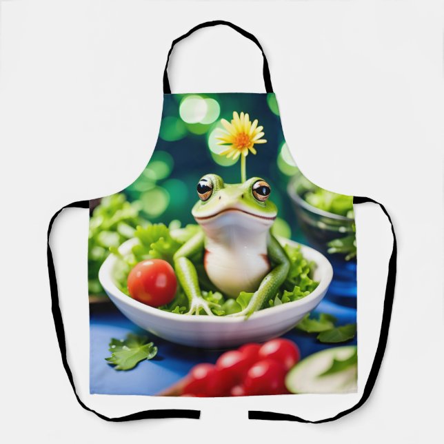 In meinem Salat ist ein Frosch Schürze (Vorderseite)