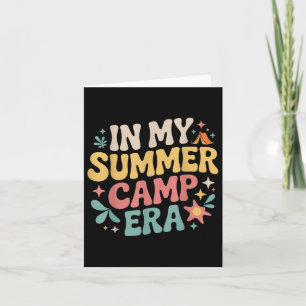In meinem Sommerlager-Zeitalter Retro Counselor Ca Karte
