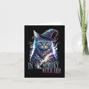 In meinem Spooky Hexenmeisterchen Halloween Cat-Ko Karte