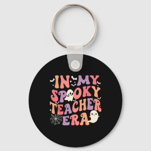 In meinem Spooky Lehrer Era Ghost Halloween Retro Schlüsselanhänger