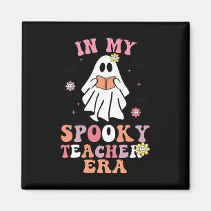 In meinem Spooky Lehrer Era Groovy Hippie Retro Gh Magnet