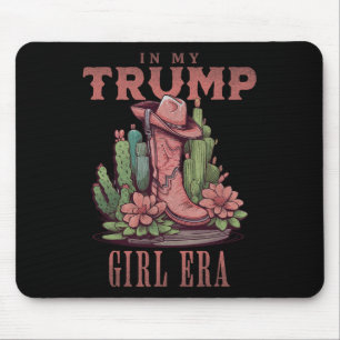 In meinem Trump Girl Era Western US American Cowgi Mousepad