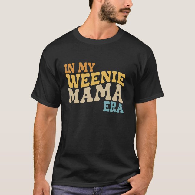 In meinem Würstchen Mama Ära Dackel Design Long Sl T-Shirt (Vorderseite)